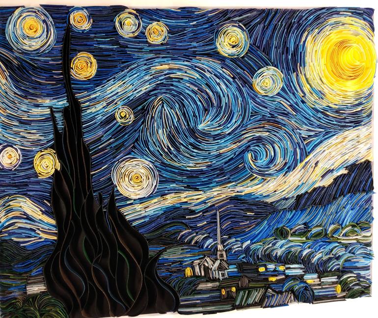 Starry Night, 11X14, $660